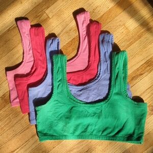 Bundle Of ARQ Wide Strap Bralettes, Size XL